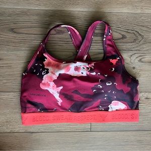 Under Armour Sports Bra Red Print